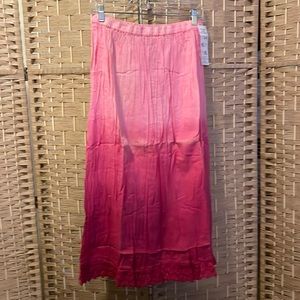 Anger Skirt Pink Tie Dye L NWT